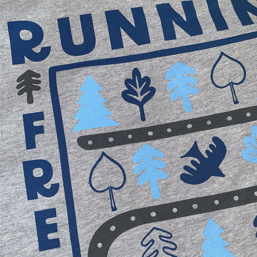 The Trail Co. Organic Cotton Tee | Running Free | Unisex