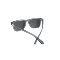 Knockaround Sunglasses | Fast Lanes Sport | Clear Grey / Green Moonshine