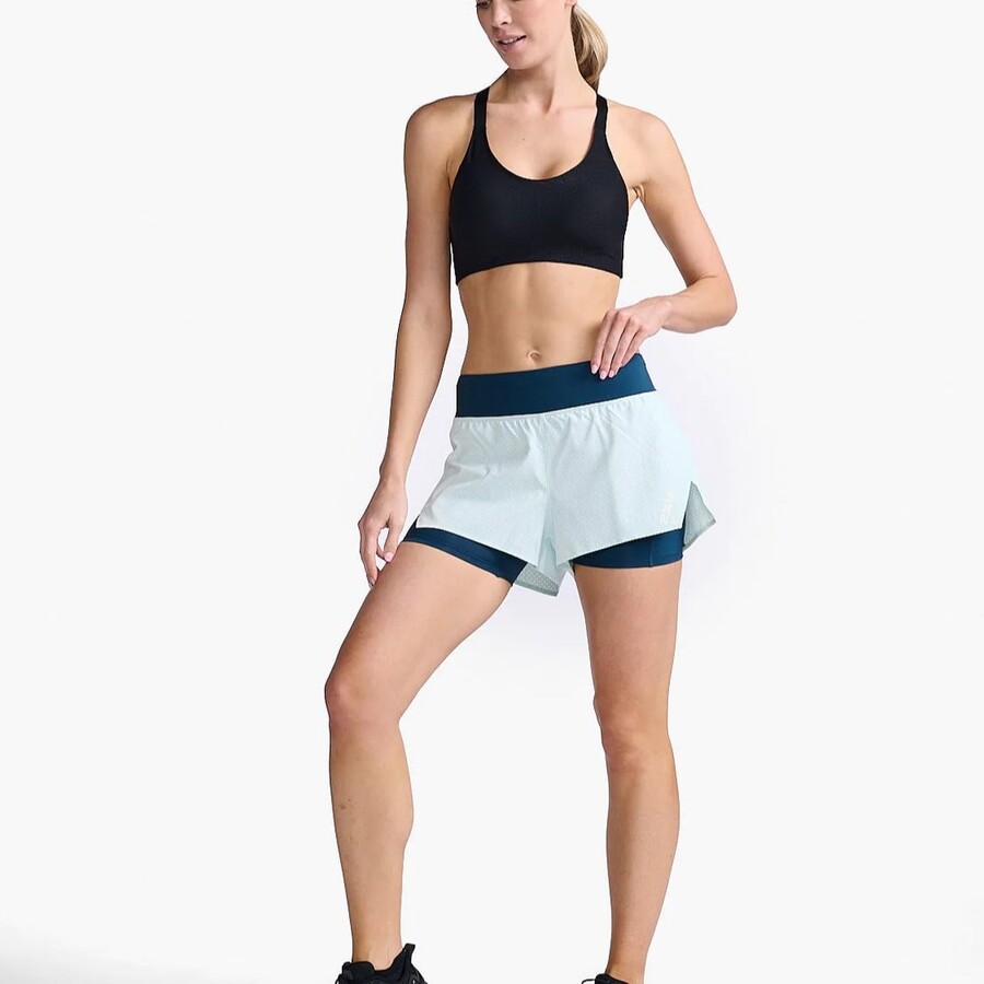 2XU Aero 2-in-1 4 Inch Shorts | Womens