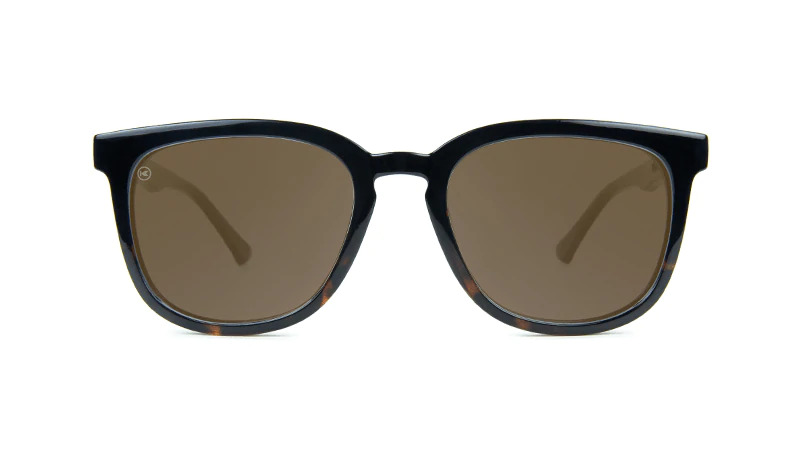 Knockaround Sunglasses | Paso Robles | Glossy Black & Tortoise Shell Fade / Amber
