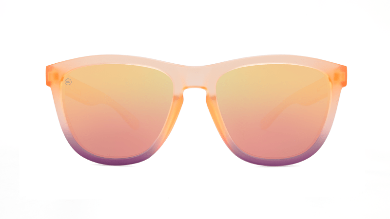 Knockaround Sunglasses | Premiums | Frosted Rose Quartz Fade / Rose