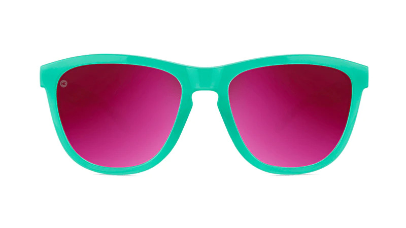 Knockaround Sunglasses | Premiums Sport | Aquamarine / Fuchsia