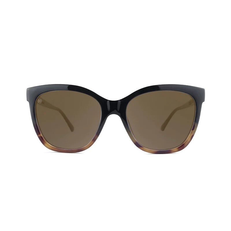 Knockaround Sunglasses | Deja Views | Glossy Black & Blonde Tortoise Shell Fade