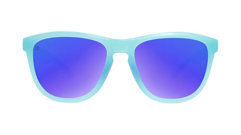 Knockaround Sunglasses | Premiums Sport | Icy Blue / Moonshine
