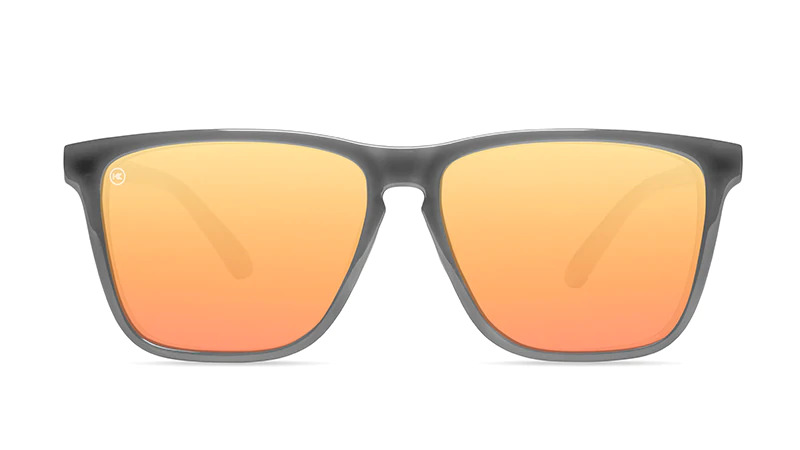Knockaround Sunglasses | Fast Lanes Sport | Jelly Grey / Peach