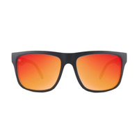 Knockaround Sunglasses | Torrey Pines | Matte Black / Red Sunset