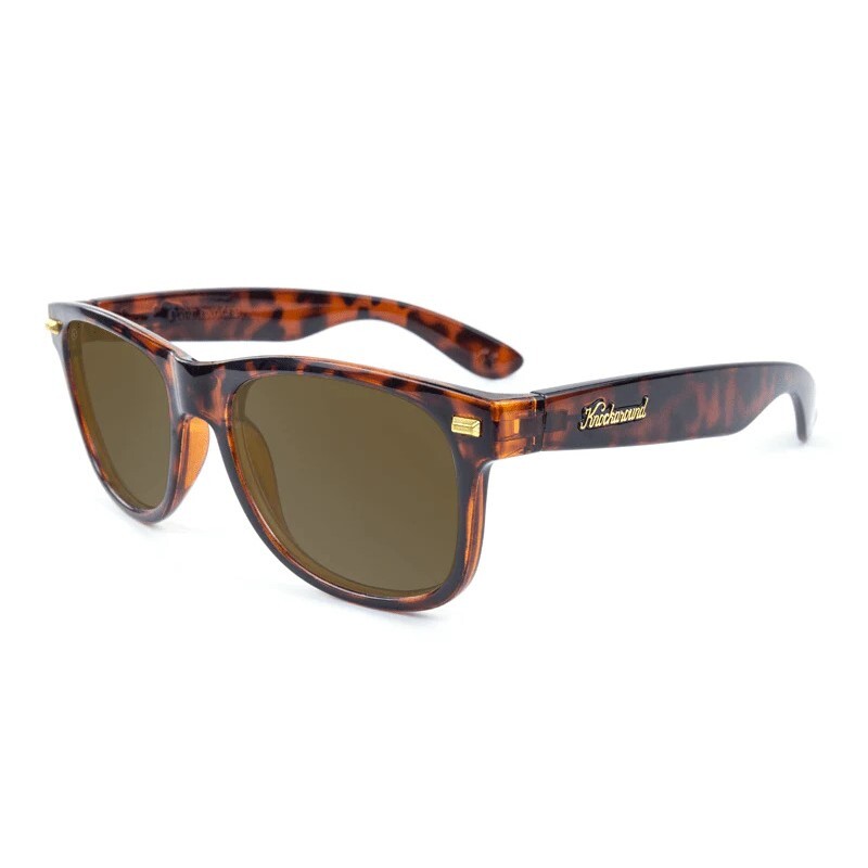 Knockaround Sunglasses | Fort Knocks | Glossy Tortoise Shell / Amber