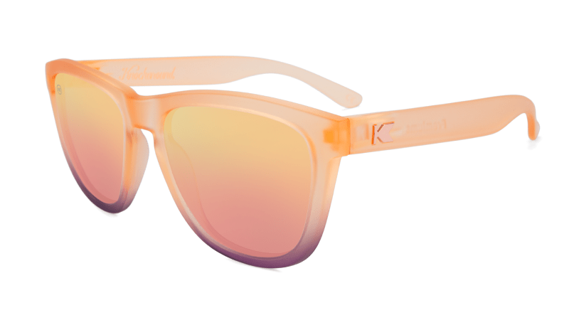 Knockaround Sunglasses | Premiums | Frosted Rose Quartz Fade / Rose