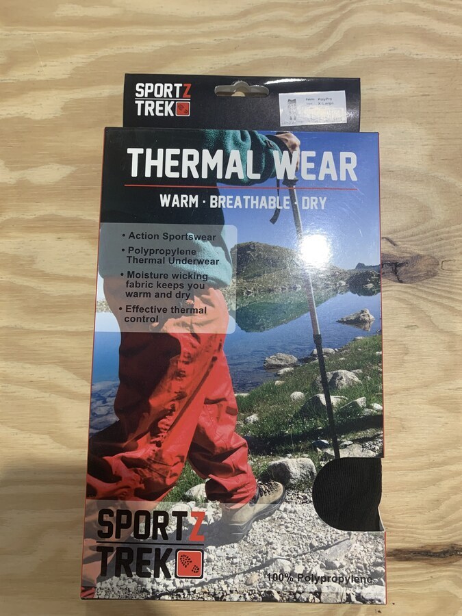 SportzTrek Polypropylene Thermal Pants 