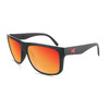 Knockaround Sunglasses | Torrey Pines | Matte Black / Red Sunset