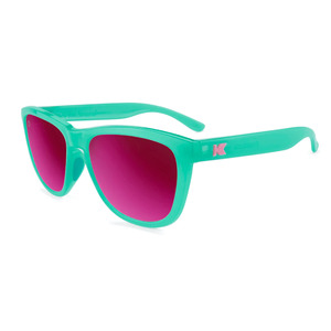 Knockaround Sunglasses | Premiums Sport | Aquamarine / Fuchsia