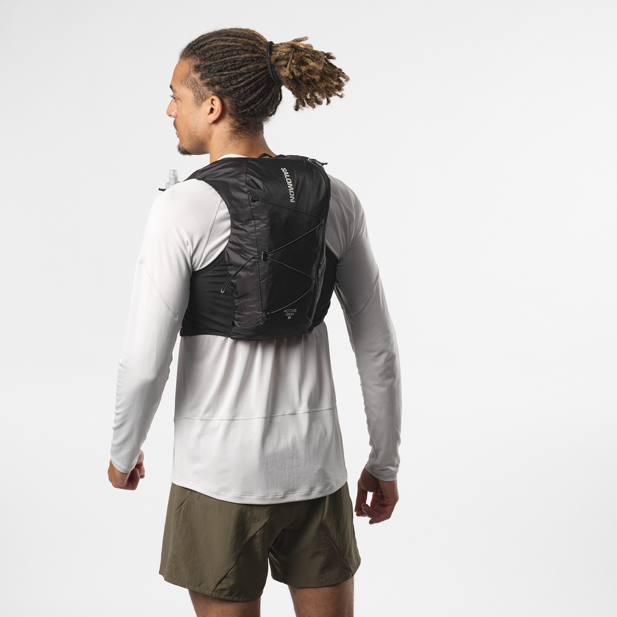 Salomon Active Skin 8 Set | Black / Metal