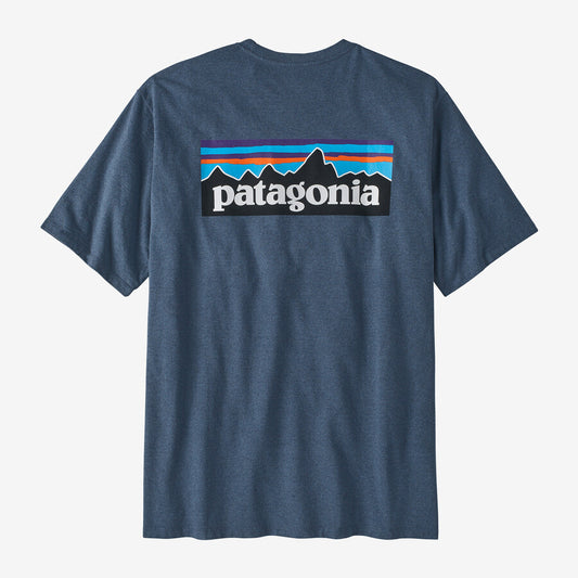 Patagonia P-6 Logo Responsibili-Tee | Utility Blue | Mens