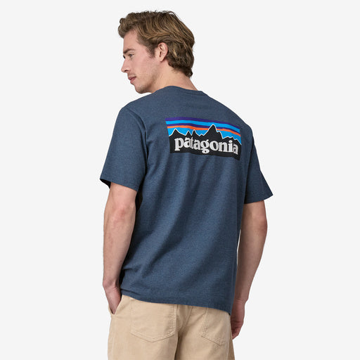 Patagonia P-6 Logo Responsibili-Tee | Utility Blue | Mens