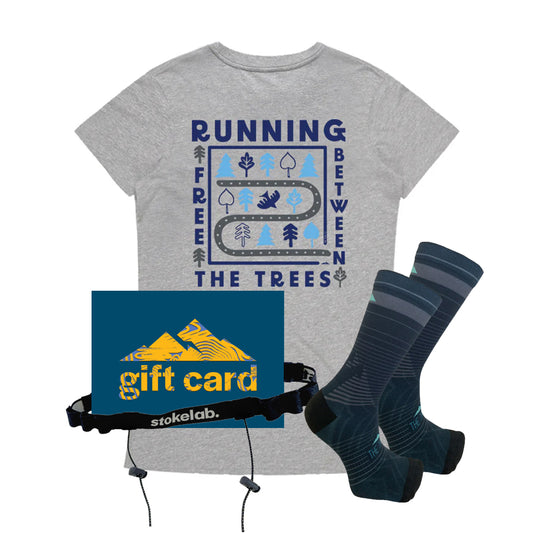 Trail Runner Gift Box Bundle | Grey Running Free | Women's