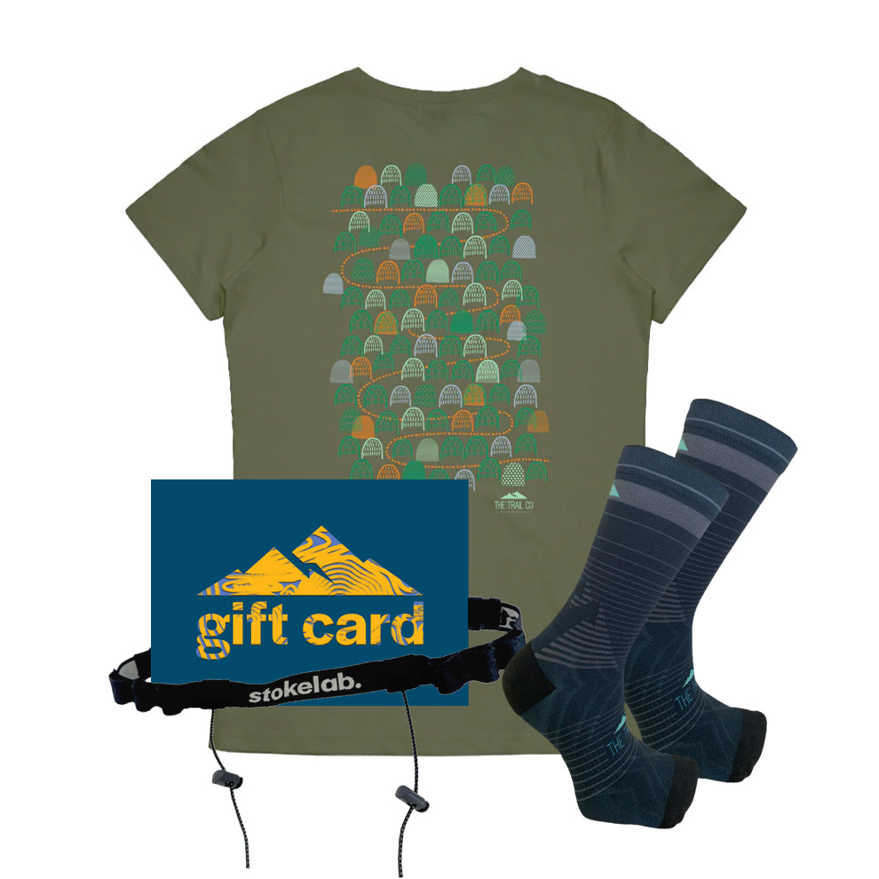 Trail Runner Gift Box Bundle | Green Path | Women's