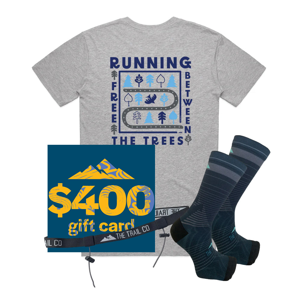 Trail Runner Gift Box Bundle | Grey Running Free | Men's
