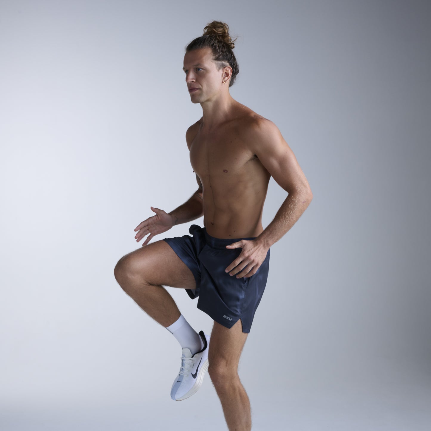 2XU Aero 5 Inch Shorts | Midnight Marble / Silver Reflective | Mens