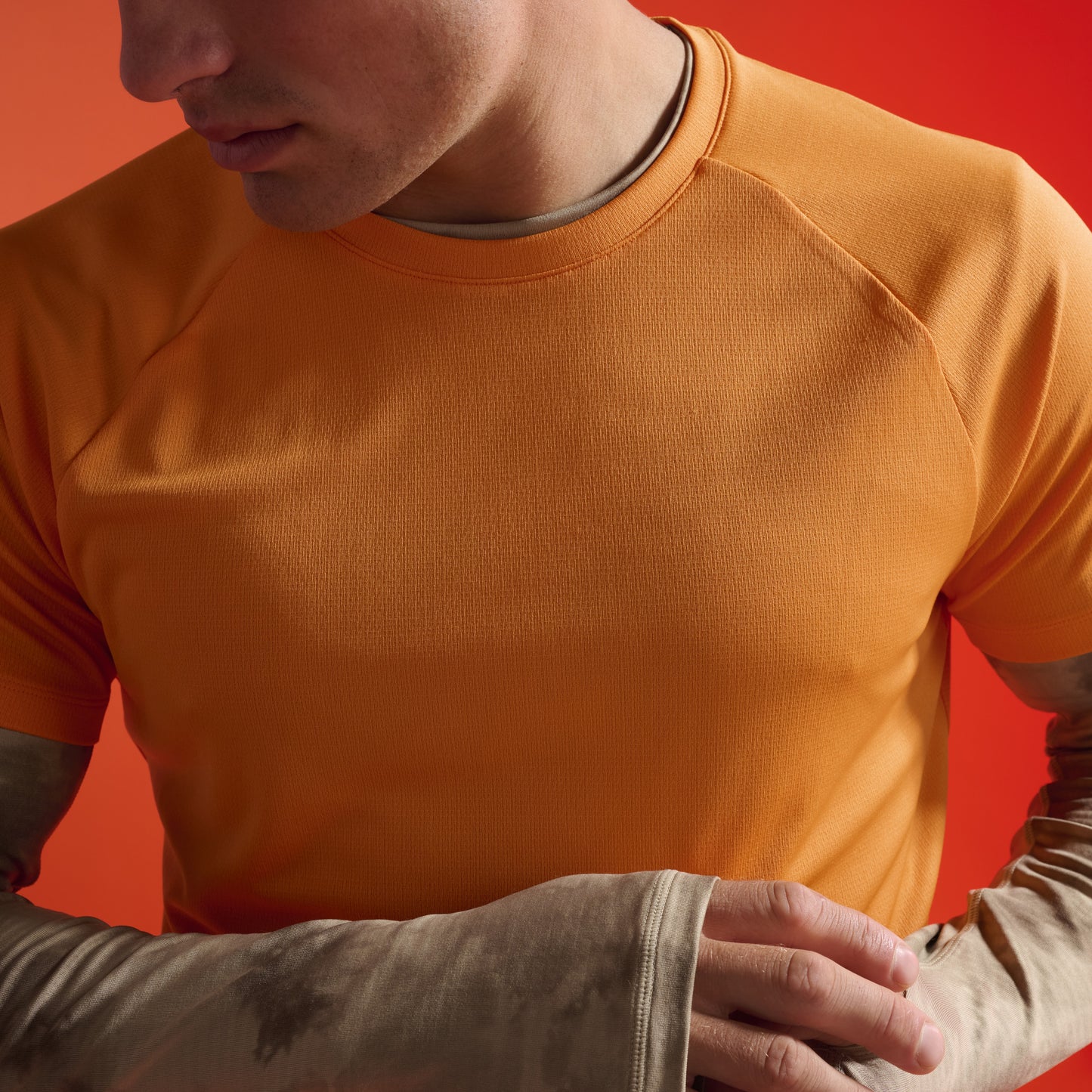 2XU Aero Tee | Tangerine / Earthberry | Mens
