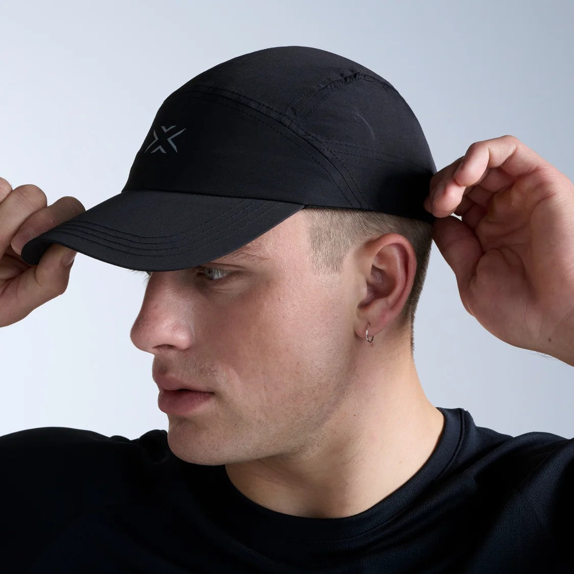 2XU Hybrid Cap | Black / Black