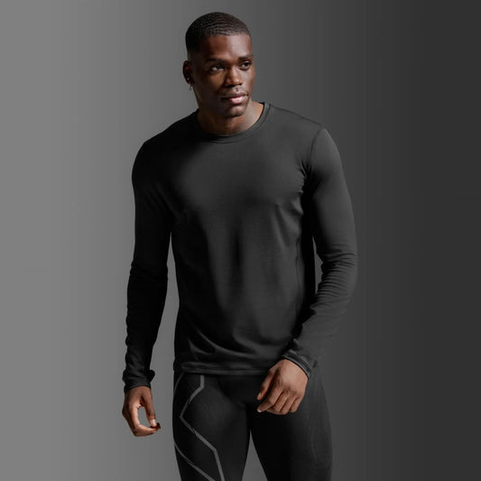 2XU Ignition Grid Base Layer | Black / Silver Reflective | Mens
