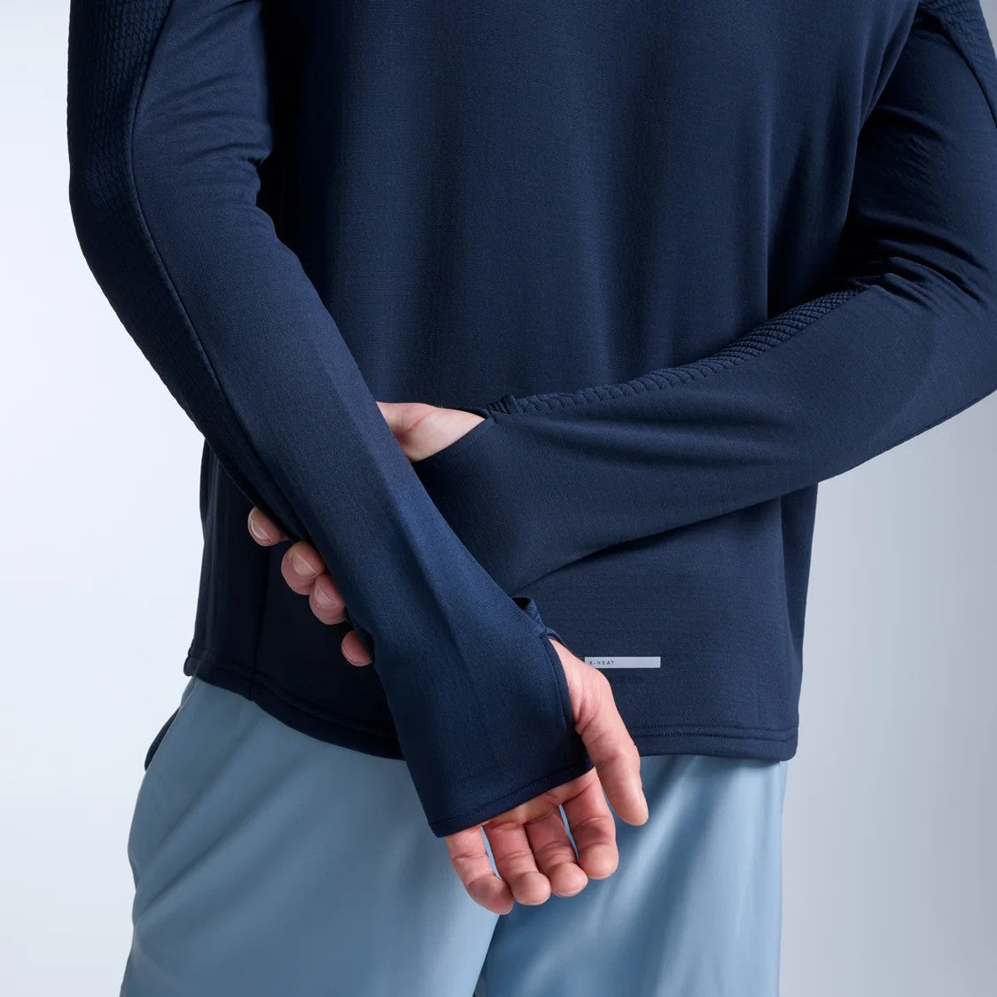 2XU Ignition Haptic 1/4 Zip Fleece | Midnight / Silver Reflective | Mens