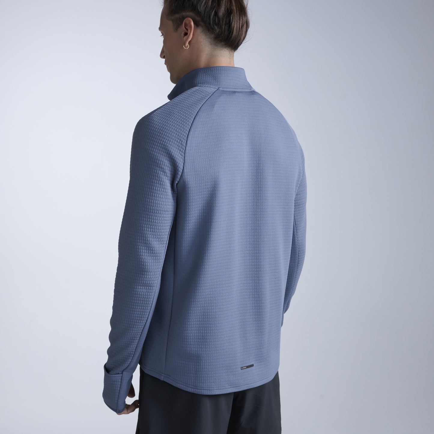 2XU Ignition Hyper-Haptic 1/4 Zip Fleece | Indigo / Black Reflective | Mens