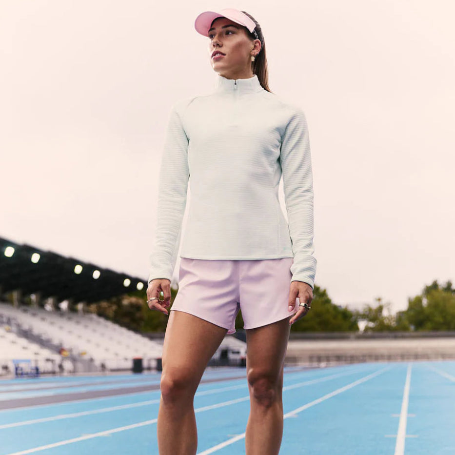 2XU Ignition Hyper-Haptic 1/4 Zip Fleece | Mint Dust / Reflective | Womens