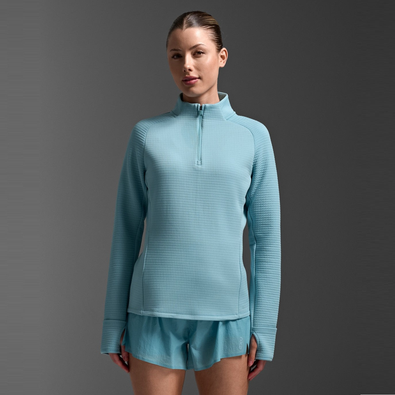 2XU Ignition Hyper-Haptic 1/4 Zip Fleece | Womens Ultra Trail Running ...