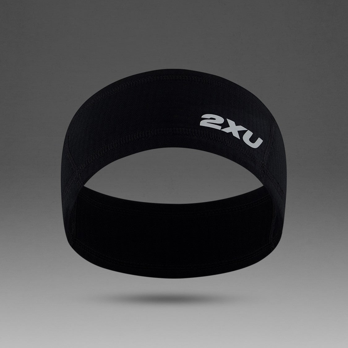 2XU Ignition Hyper-Haptic Headband | Black / Silver Reflective