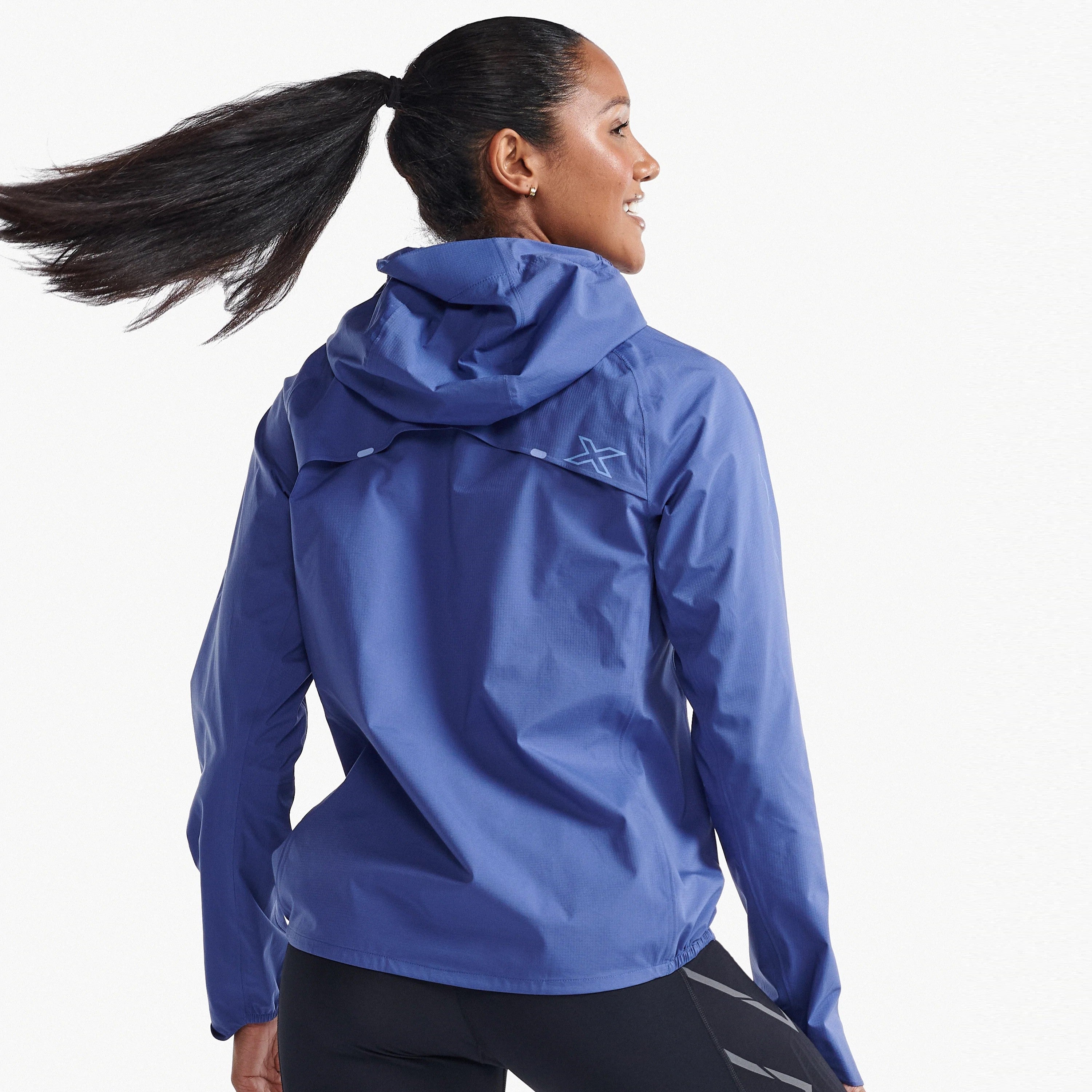 Hydrangea Patterned Jacket Women's Trail Running Jackets – The Trail Co.