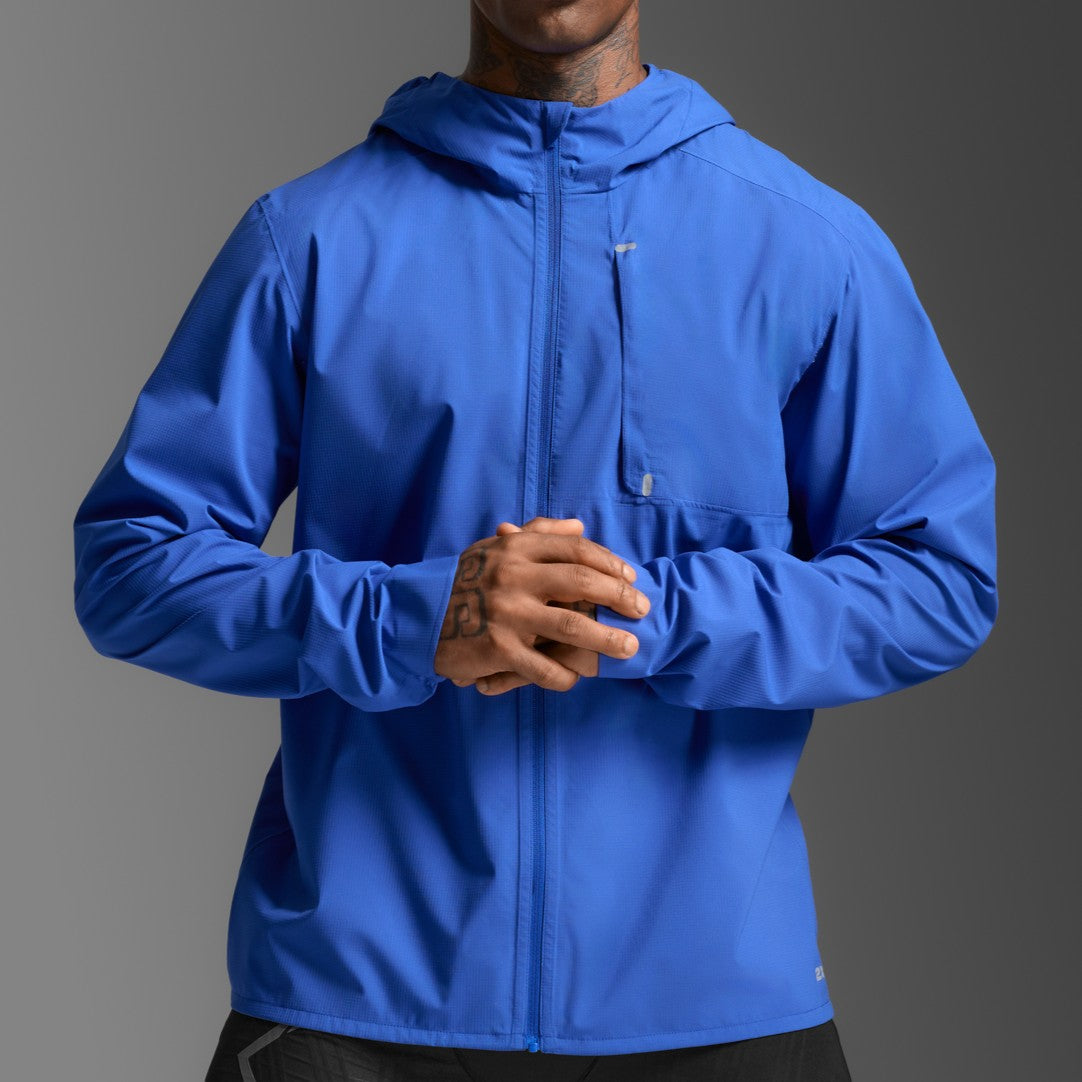 2XU Ignition Shield Jacket | Surf / Silver Reflective | Mens