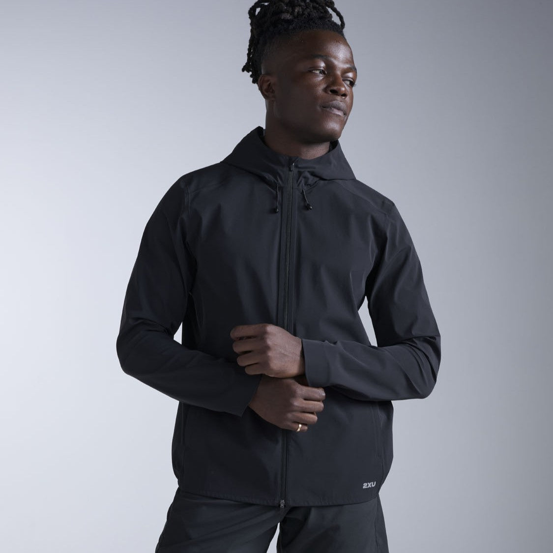 2XU Ignition Shield Waterproof Jacket | Black / Silver Reflective | Mens