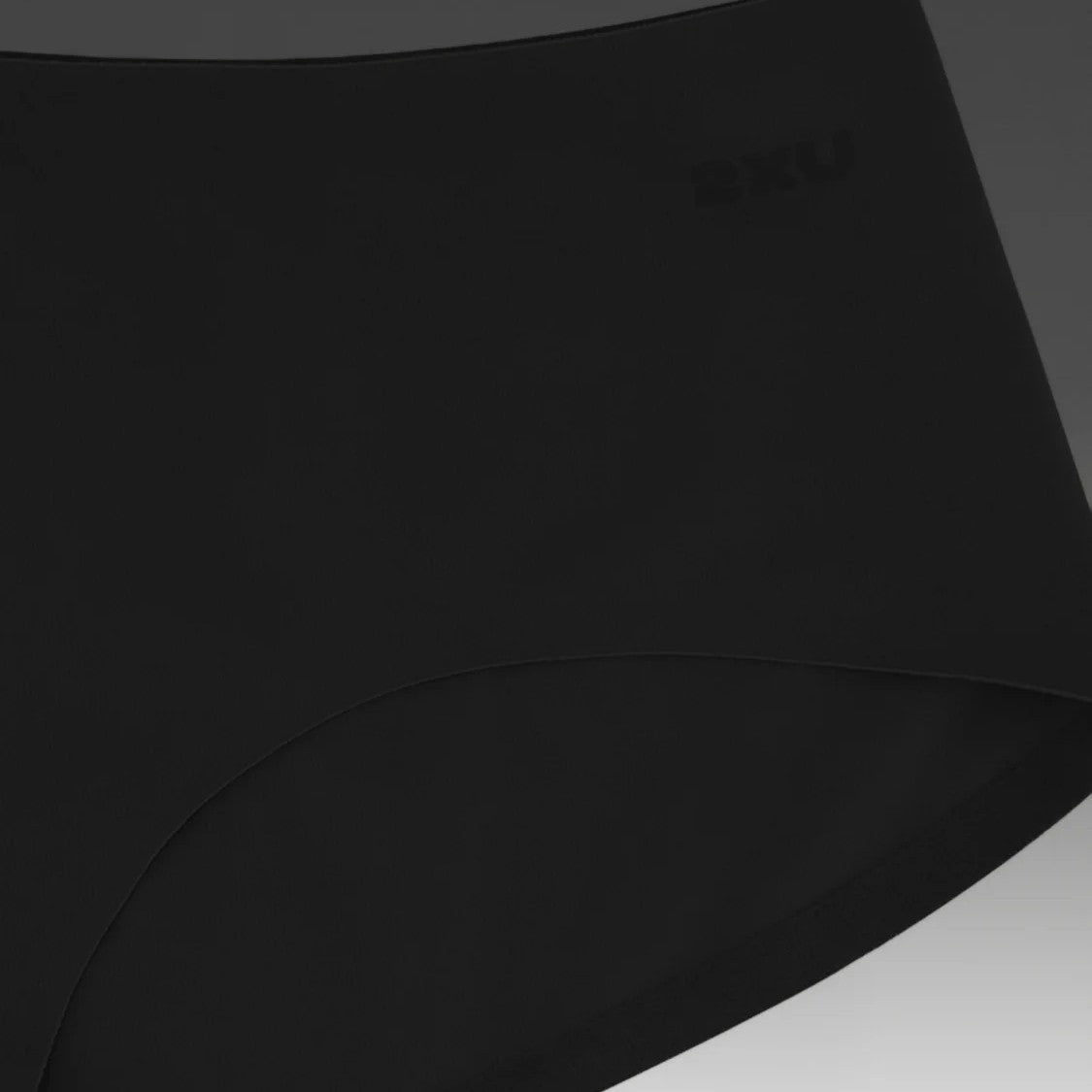 2XU Invisible Hipster Brief | 3 Pack | Black / Black