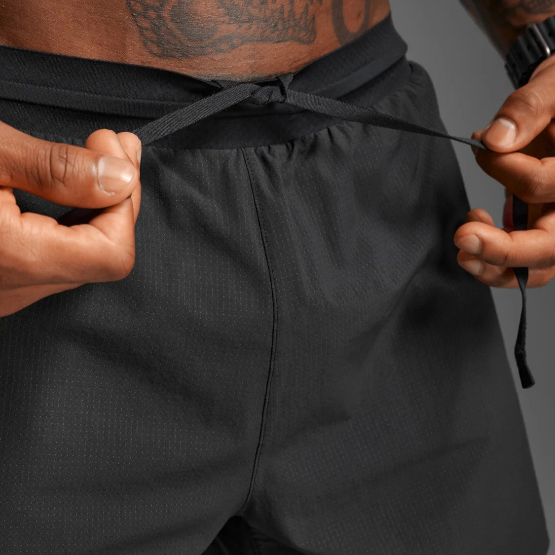 2XU Light Speed Stash 5 Inch Short | Black / Black Reflective | Mens