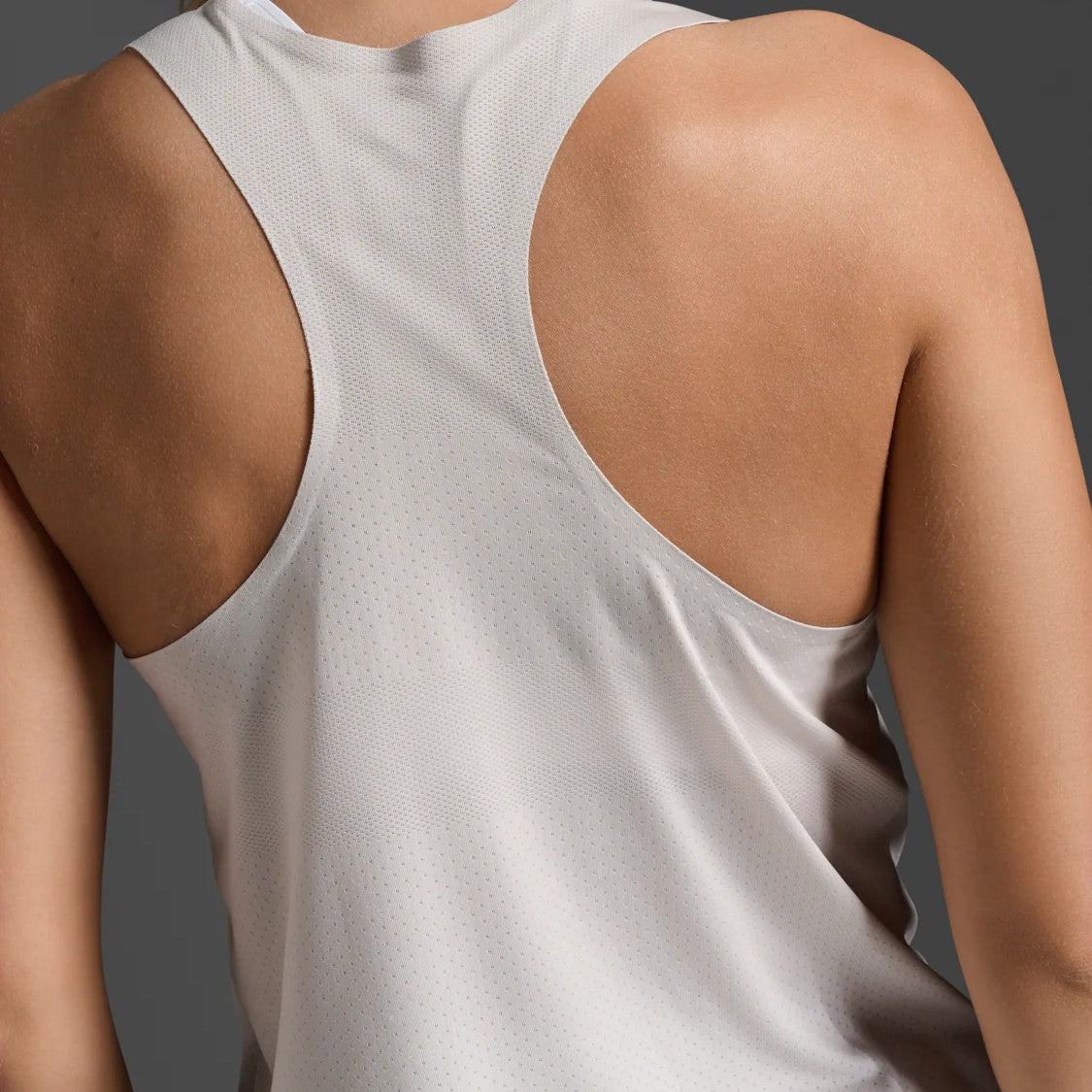 2XU Light Speed Tech Singlet | Moon / White Reflective | Womens