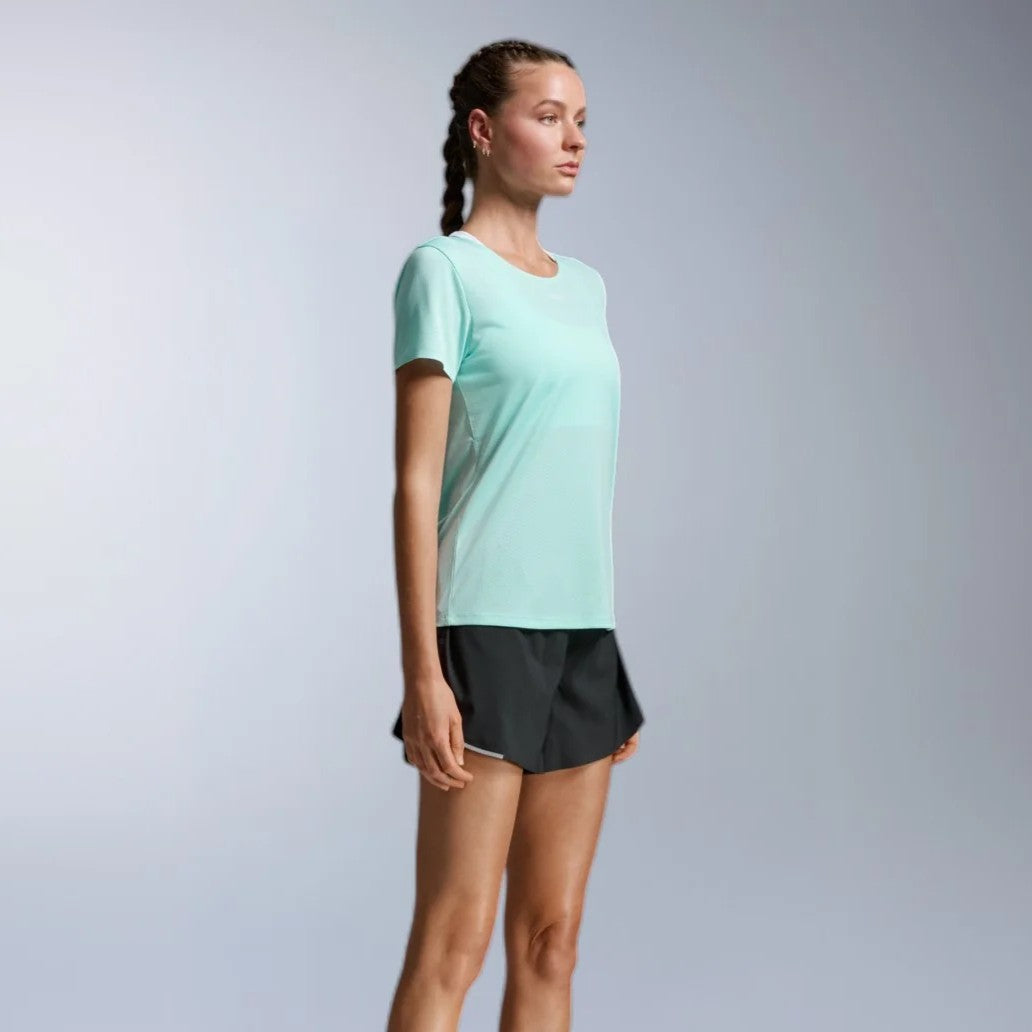 2XU Light Speed Tech Tee | Lagoon / Lagoon Reflective | Womens