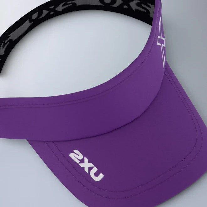 2XU Performance Visor | Purple Flash / White
