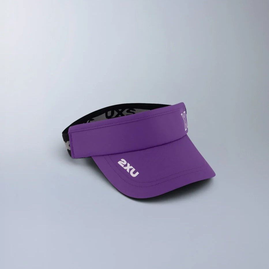 2XU Performance Visor | Purple Flash / White