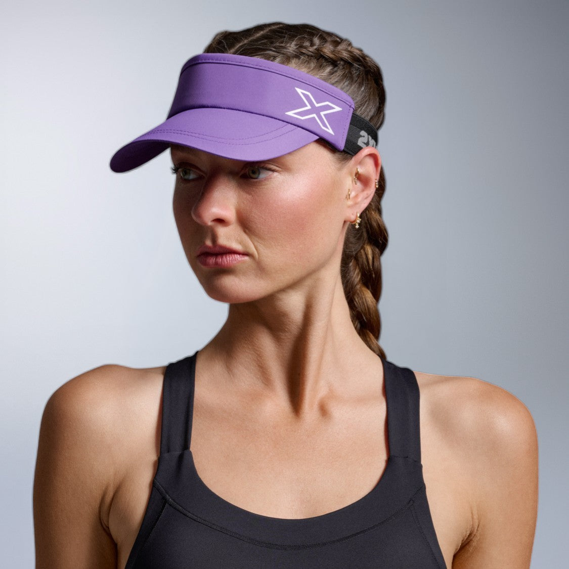 2XU Performance Visor | Purple Flash / White