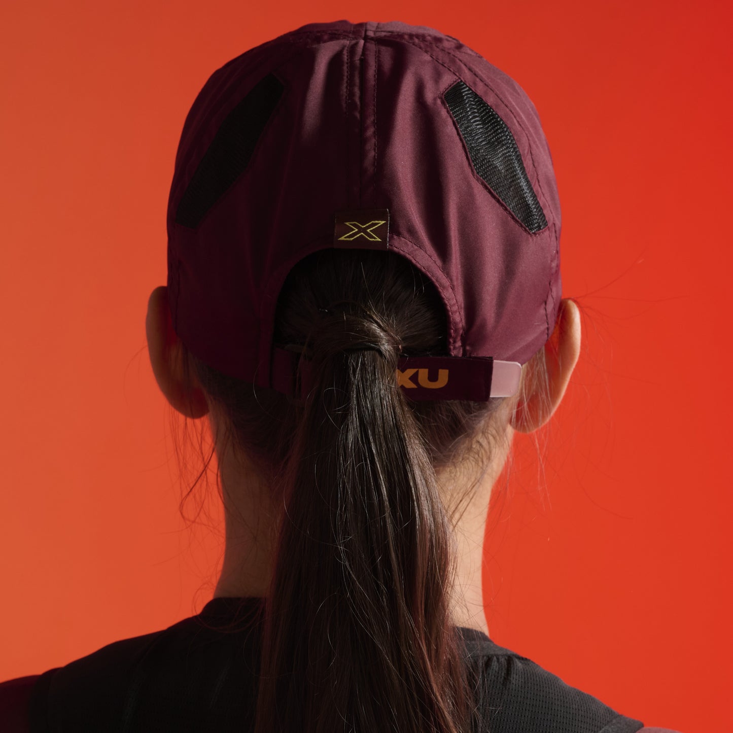 2XU Run Cap | Earthberry / Tangerine