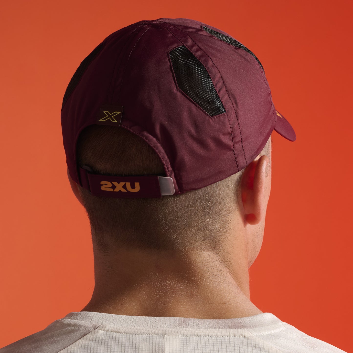2XU Run Cap | Earthberry / Tangerine