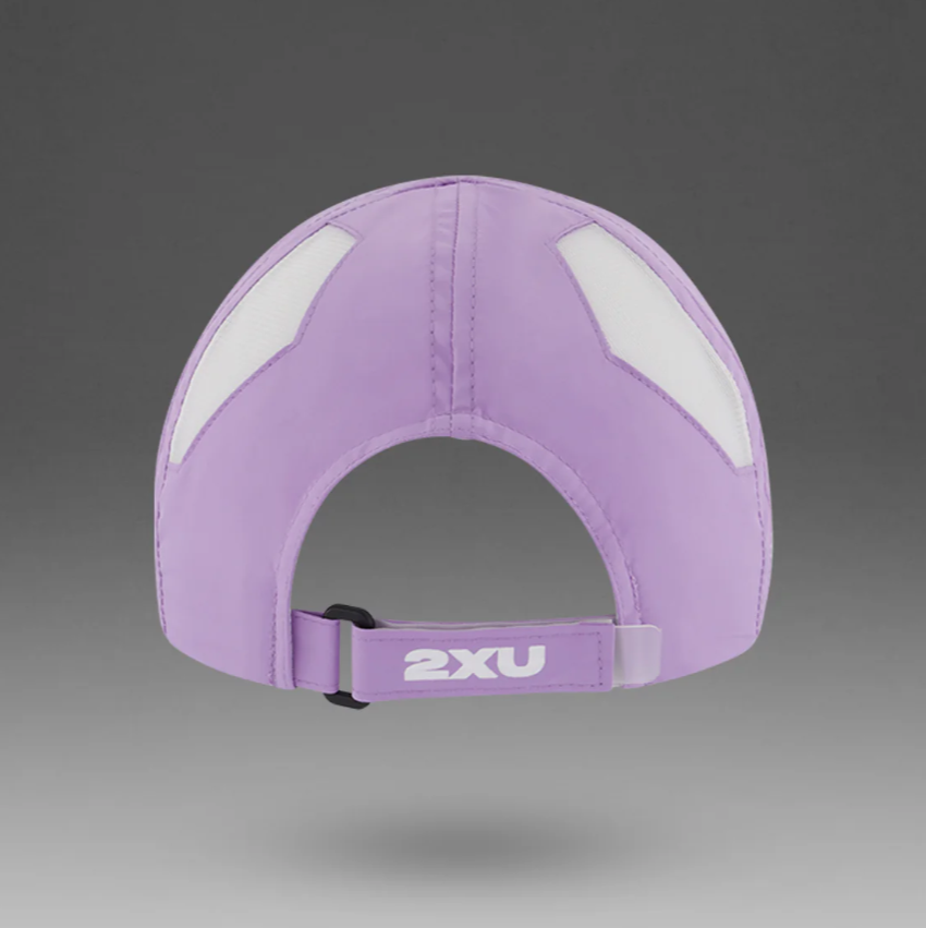 2XU Run Cap | Lavender / White