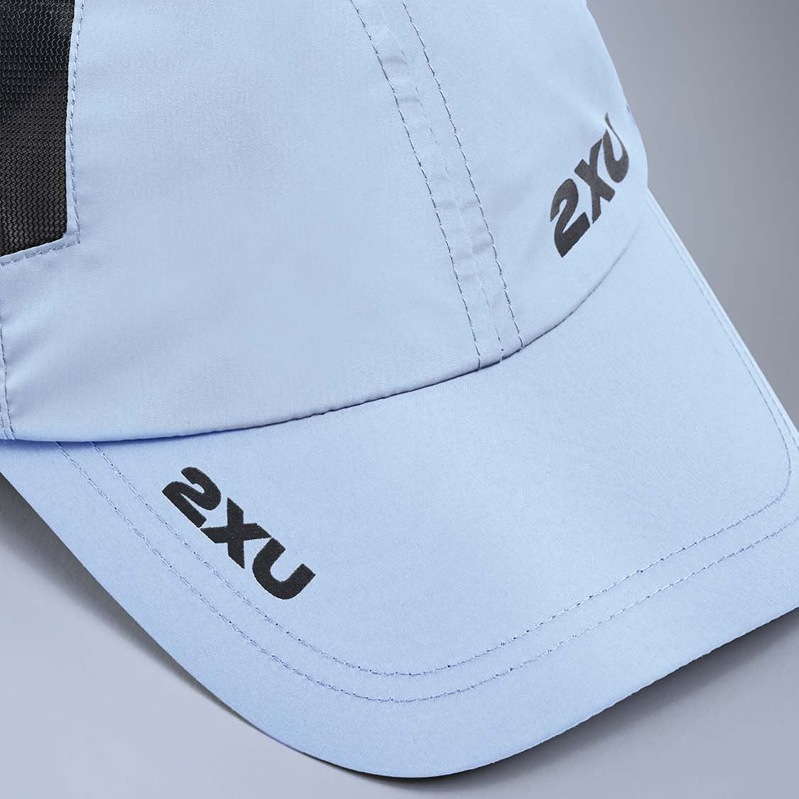 2XU Run Cap | Moonstone / Black
