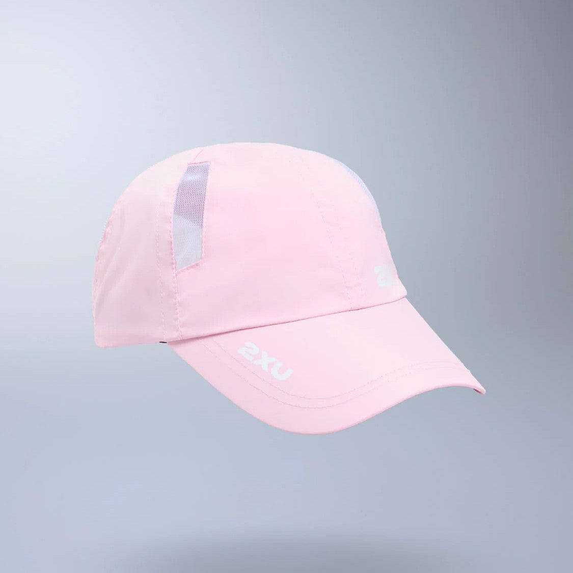 2XU Run Cap | Pink Frost / White