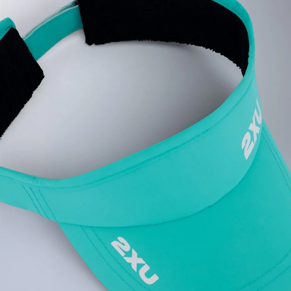 2XU Run Visor | Aurora / White