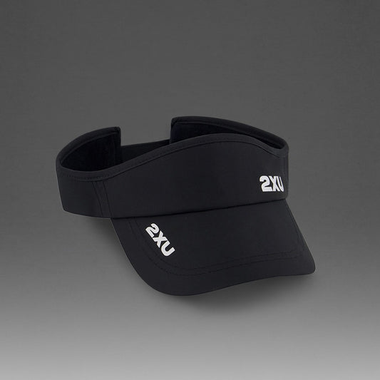 2XU Run Visor | Black