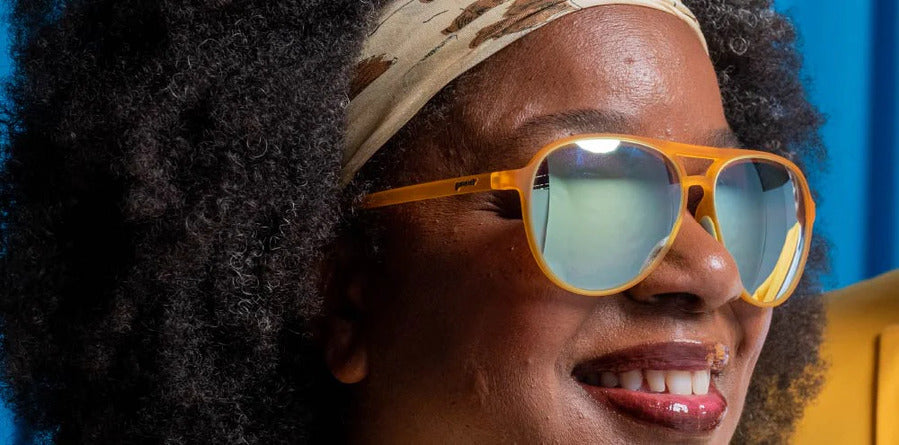 goodr Sunglasses | Mach Gs | Cheesy Flight Attendant