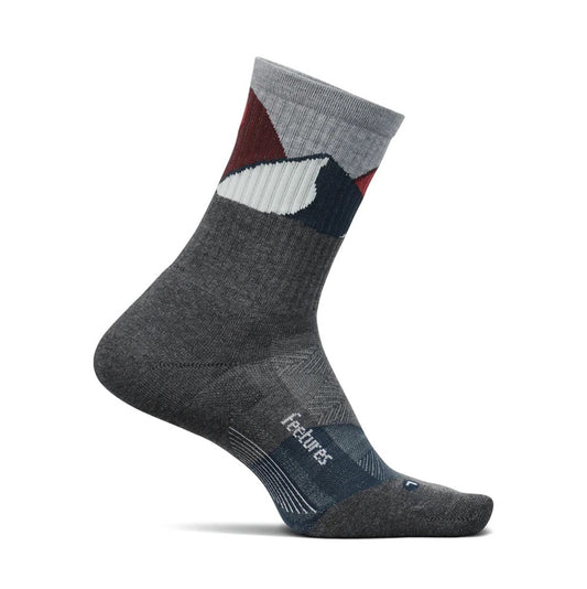 Feetures Trail | Max Cushion | Mini-Crew | Gray Summit