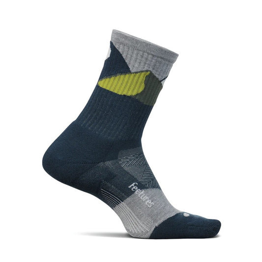 Feetures Trail | Max Cushion | Mini-Crew | Navy Summit